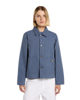 Unlined Canvas Chore Jacket in Retro Indigo