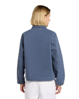 Unlined Canvas Chore Jacket in Retro Indigo