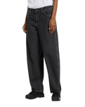957 Loose Tapered Work Jeans in Black Wash Faded