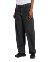 957 Loose Tapered Work Jeans in Black Wash Faded