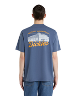 The Dickies Mens Wellsville T-Shirt in Retro Indigo