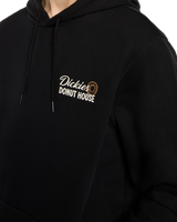Donut House Hoodie in Black