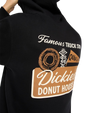 Donut House Hoodie in Black