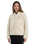 The Dickies Womens Central Sherpa Bomber Jacket in Whitecap