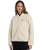 The Dickies Womens Central Sherpa Bomber Jacket in Whitecap