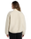The Dickies Womens Central Sherpa Bomber Jacket in Whitecap