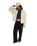 The Dickies Womens Central Sherpa Bomber Jacket in Whitecap