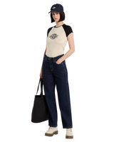 Forth Shaw Raglan T-Shirt in Black