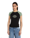 The Dickies Womens Forth Shaw T-Shirt in Sea Spray