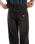 The Dickies Mens 958 Baggy Tapered Work Jeans in Black Wash Faded