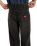 The Dickies Mens 958 Baggy Tapered Work Jeans in Black Wash Faded