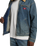 Denim Painter Jacket in Khaki Tinted Blue