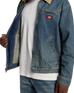 Denim Painter Jacket in Khaki Tinted Blue