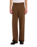 The Dickies Mens 247 GD Loose Work Trousers in Timber Brown