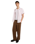The Dickies Mens 247 GD Loose Work Trousers in Timber Brown