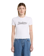 The Dickies Womens Loose Waves T-Shirt in White
