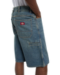958 13" Loose Denim Shorts in Khaki Tinted Blue