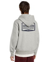 The Dickies Mens Bolivar Zip Hoodie in Grey Melange