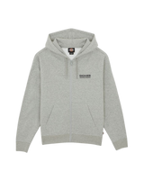 The Dickies Mens Bolivar Zip Hoodie in Grey Melange