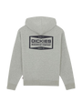 The Dickies Mens Bolivar Zip Hoodie in Grey Melange