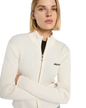 Wellsville Full Zip Cardigan in Egret