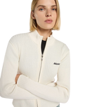 Wellsville Full Zip Cardigan in Egret