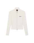 Wellsville Full Zip Cardigan in Egret