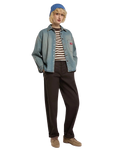 The Dickies Womens Mina Denim Shacket in Aged Fade