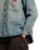 The Dickies Womens Mina Denim Shacket in Aged Fade