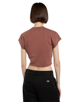 The Dickies Womens Sahuarita T-Shirt in Maroon