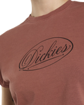 The Dickies Womens Sahuarita T-Shirt in Maroon