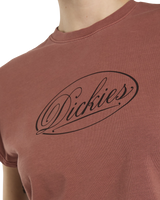 The Dickies Womens Sahuarita T-Shirt in Maroon