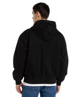 The Dickies Mens Hilham Lined Denim Bomber Jacket in Black