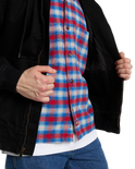 The Dickies Mens Hilham Lined Denim Bomber Jacket in Black