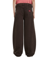 The Dickies Womens Maricopa Barrel Jeans in Dark Brown