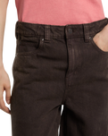 The Dickies Womens Maricopa Barrel Jeans in Dark Brown