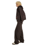 The Dickies Womens Maricopa Barrel Jeans in Dark Brown