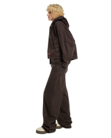 The Dickies Womens Maricopa Barrel Jeans in Dark Brown