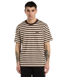 Oakport Stripe T-Shirt in Chocolate