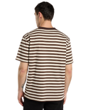 Oakport Stripe T-Shirt in Chocolate