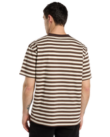 Oakport Stripe T-Shirt in Chocolate