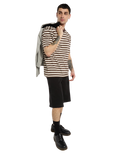 Oakport Stripe T-Shirt in Chocolate