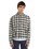The Dickies Mens Jerome Cropped Flannel Shirt in Black