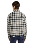 The Dickies Mens Jerome Cropped Flannel Shirt in Black