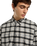 The Dickies Mens Jerome Cropped Flannel Shirt in Black