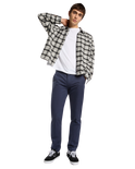 The Dickies Mens Jerome Cropped Flannel Shirt in Black