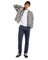The Dickies Mens Jerome Cropped Flannel Shirt in Black