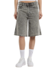 The Dickies Womens 13" Loose Denim Shorts in Heather Grey