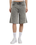 The Dickies Womens 13" Loose Denim Shorts in Heather Grey