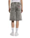 The Dickies Womens 13" Loose Denim Shorts in Heather Grey